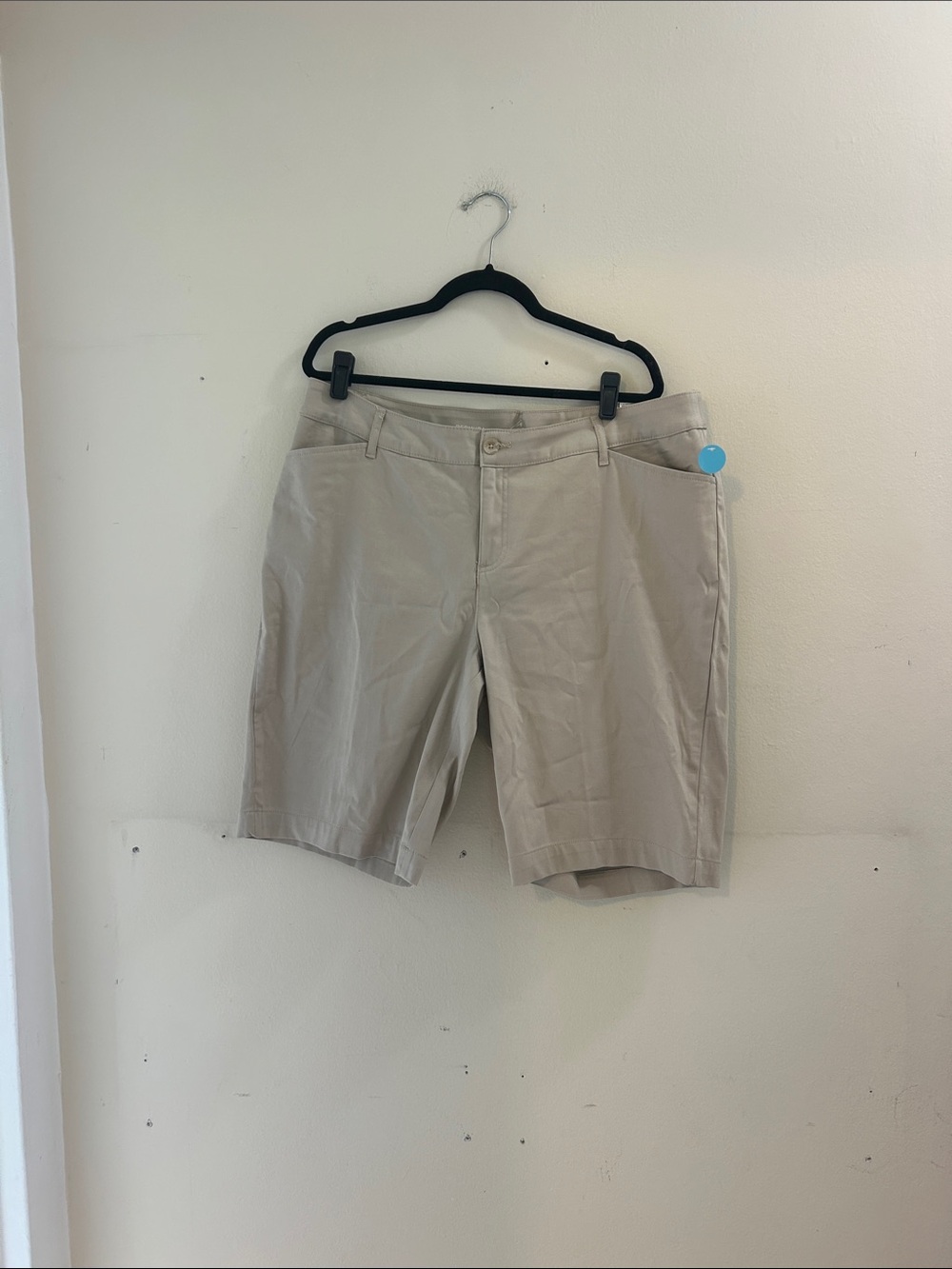 St. John's Bay Tan Bermuda Shorts